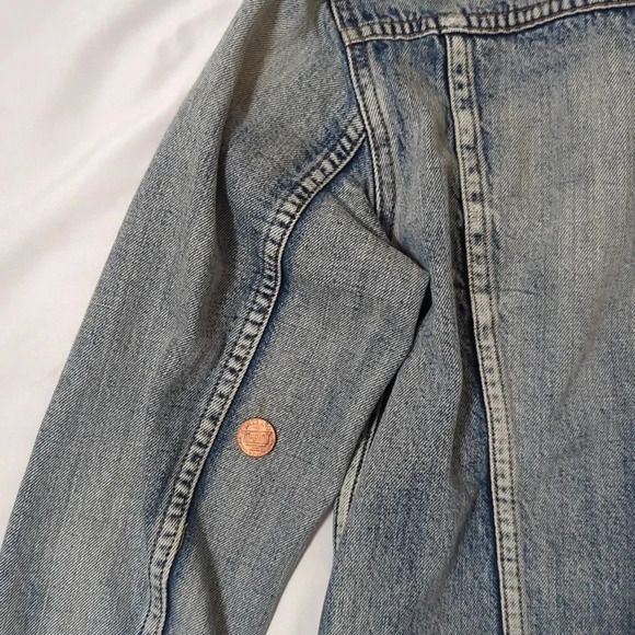 J.Crew Indigo Denim Jacket, Color Light Wash Size XS - Picture 8 of 14